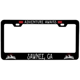 R and R Imports Sawnee Georgia Vanity Metal License Plate Frame