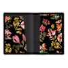 Lady Jayne Hazy Florals Black Passport Cover (80884)