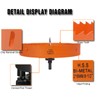 VIKITON 8-1/2 Inch Hole Saw with Arbor for Metal Wood