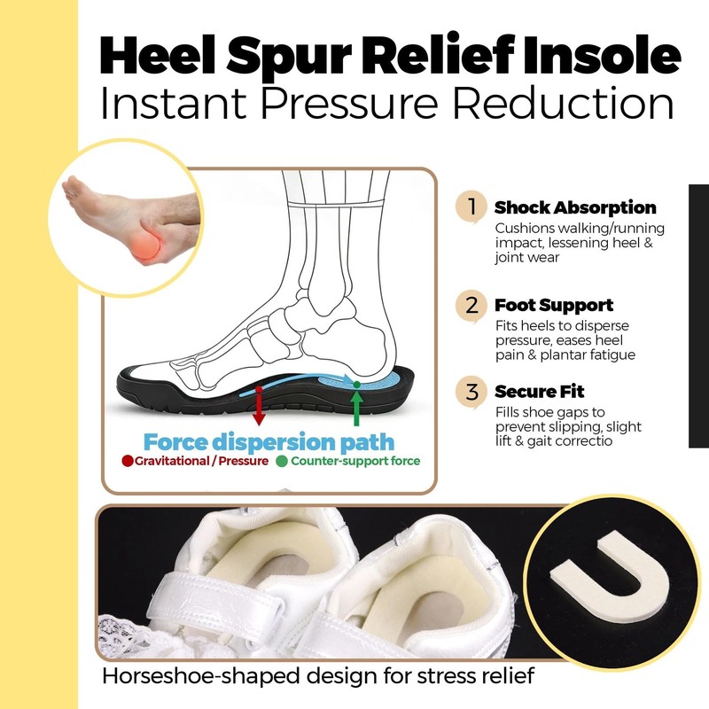 OKQX 24-Pack Horseshoe Heel Pads - Adhesive Horseshoe -Shape Cushions