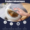 DmDoyy Microfibre Cloths Microfibre Cleaning Cloths with Poly Mesh Scouring