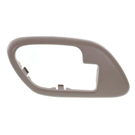 ZHIANETECO Tan Beige Interior Inside Door Handle Bezel Driver Side Left LH for Tahoe for Escalade for C/K 2500/1500 Suburban for C/K 3500/2500/1500 for C3500HD Brown 14896302 15708087