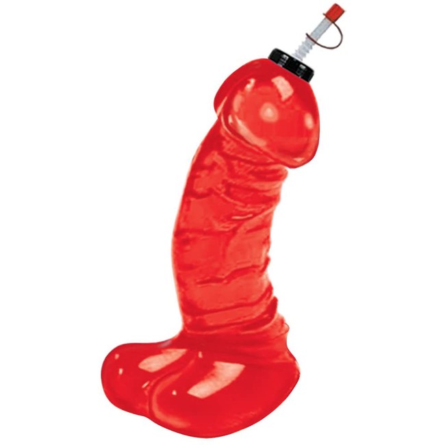 Hott Products D*cky Chug Sports Bottle , Red
