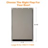 PAC11-11039 Dog Door Replacement Flap - Pet Doggie Replacement Flap
