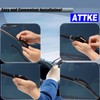 ATTKE 3 Wipers for Honda Pilot 2003-2008 Replacement (24″ +