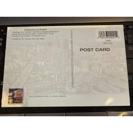 Postcard Hollywood & Los Angeles  California USA  Post Card