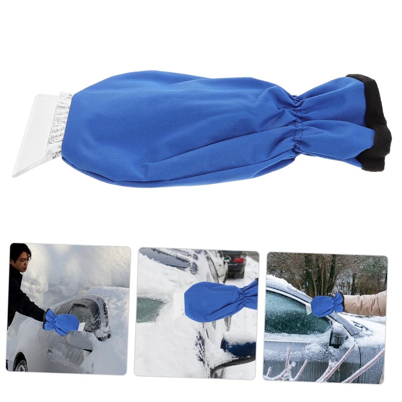 Outanaya One Car Ice Scraper Winter Snow Shovel with Brush