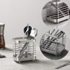 ANHORTS Utensil Holder, Stainless Steel Sink Utensil Holder Countertop, Kitchen