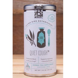 FLYING BIRD BOTANICALS, QUIET COUGH TEA, 15 COUNT