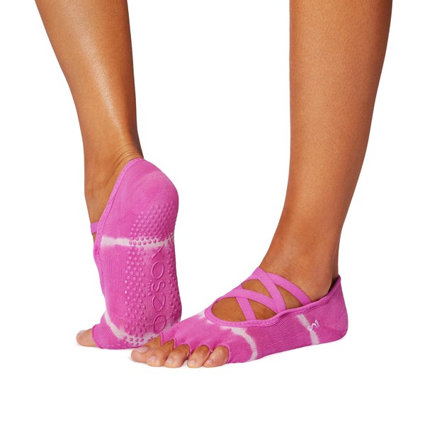 Grip Half Toe Elle Paradise Tie Dye Stripe Small