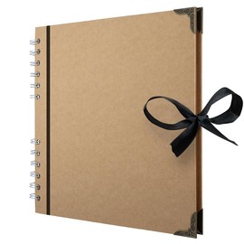 Scrapbook Album Brown Thick  Kraft Paper, Photo Album Scrapbook, Memory Book - Ideal for Your Scrapbooking Albums Art & Craft Projects - Color: Brown