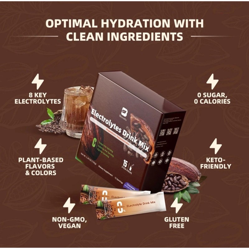 BW Hydration Electrolytes Powder Packets - Liquid Replenisher & Recovery