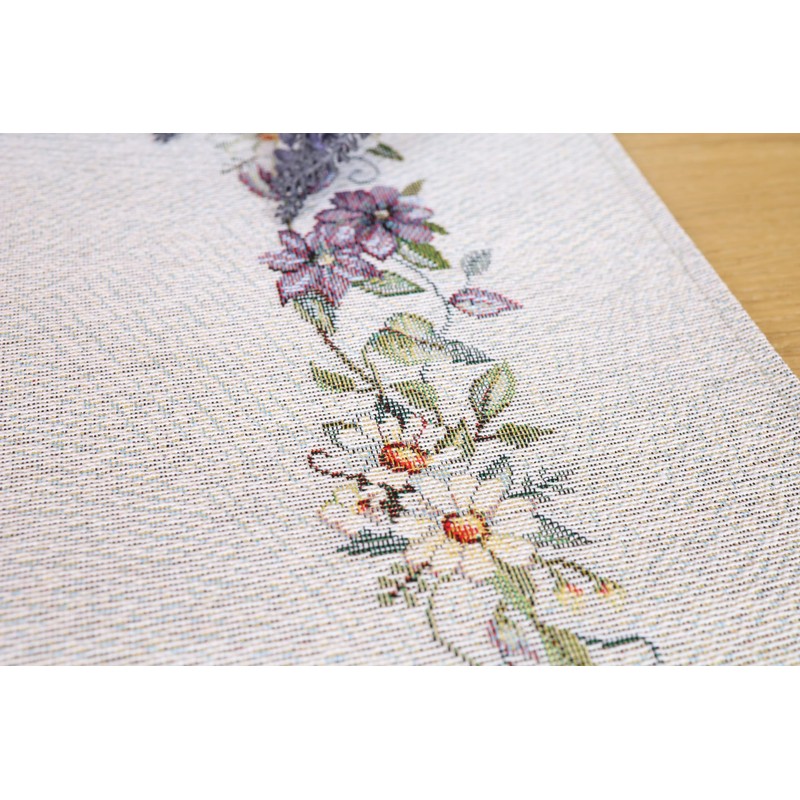 Decorative Table Runner Spring Summer Washable Fabric 140 x 45