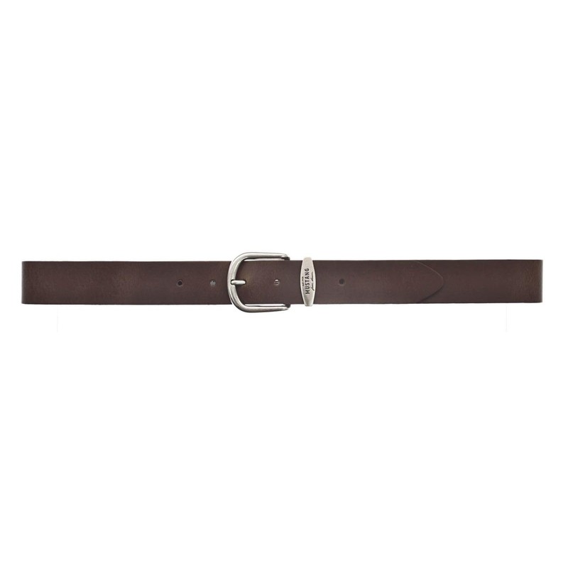 MUSTANG Women's Genuine Leather Belt, Baileys