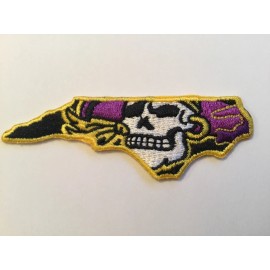 ECU East Carolina Pirates Vintage Embroidered Iron On Patch 3" x 1”