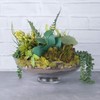 CYS EXCEL Glass Decorative Footed Bowl (H:4.5" D:12") | Fruit