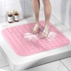 HITSLAM Non-Slip Shower Mat, 53 x 53 cm, Non-Slip Shower