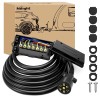 Nilight 7 Way Trailer RV Cord Cold Weather Wire Double