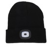 LED Beanie Hat Adjustable Brightness USB Rechargeable Soft Warm Knitted