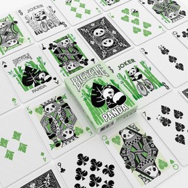 Bicycle Panda Playing Cards, Cute Animal Playing Cards, 1 Deck