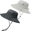 2 Pieces Boonie Sun Hat for Men & Women Bucket