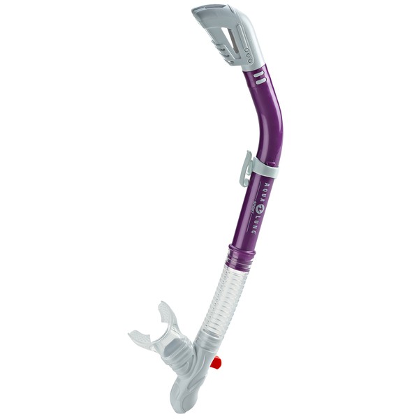Aqua Lung Dry Snorkel with Safety Whistle (Lilac)