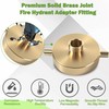 SpringSpray 2-1/2" NST (NH) Female x 3/4" GHT Male Brass