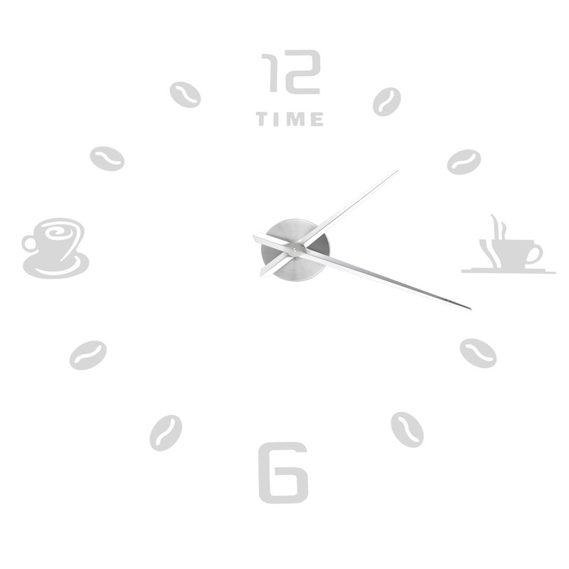 Modern Large Frameless DIY Wall Clock Mirror Surface Sticker for