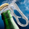 Idakekiy Dual Carabiner Keychain Mutil Tool with Key Chain Bottle