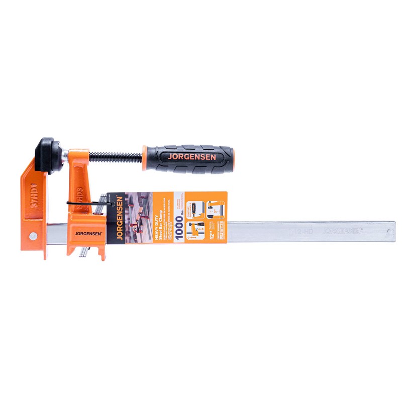 Pony Jorgensen 3712-HD 12-Inch Heavy-Duty Steel Bar Clamp, Orange