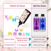 YIEHO YIEHO 500g UV Resin Transparent, Crystal Clear Hard Epoxy