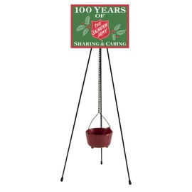 Byers' Choice Red Kettle with Tripod #430KE