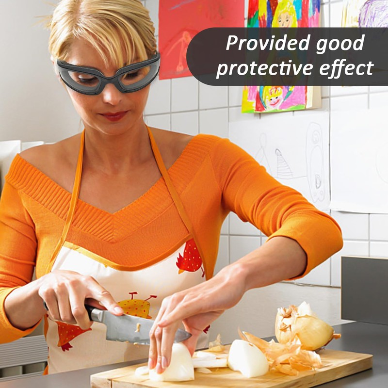 3 Pieces of Onion Chopping Glasses, Kitchen Goggles, Splash Protection