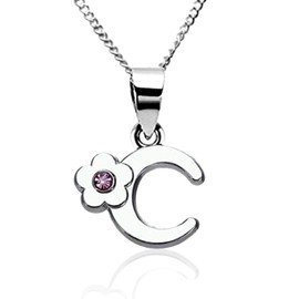 JennyWrenJewels Children's Initial Letter A-Z Pendant Necklace | Gifts for girls birthday, christmas, party | Jewellery Gift for daughter, niece, friend, sister