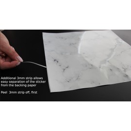 72 Marble Grey Black Tile Stickers Mosaic Granite Tile Stickers Transfers Cover for 6x6 15 x 15cm Tile Kitchen Bathroom Stick On Wall Peel N Stick Tile Decals