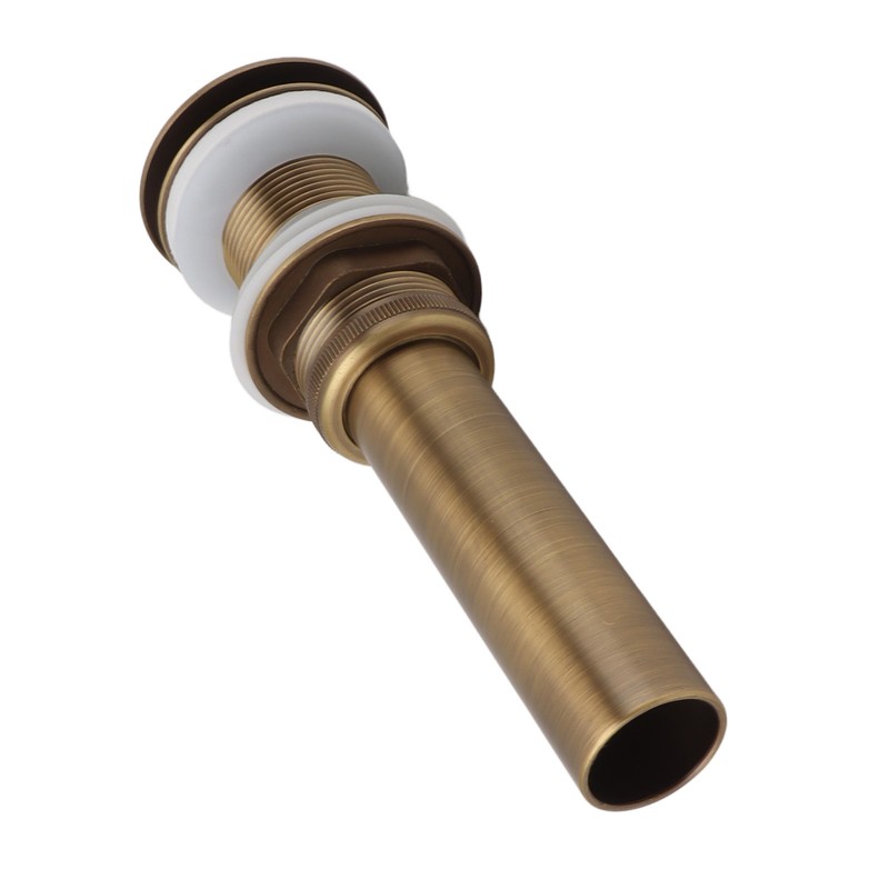 Bathroom Kitchen Sink Drain All Copper Pop Up Sink Drain