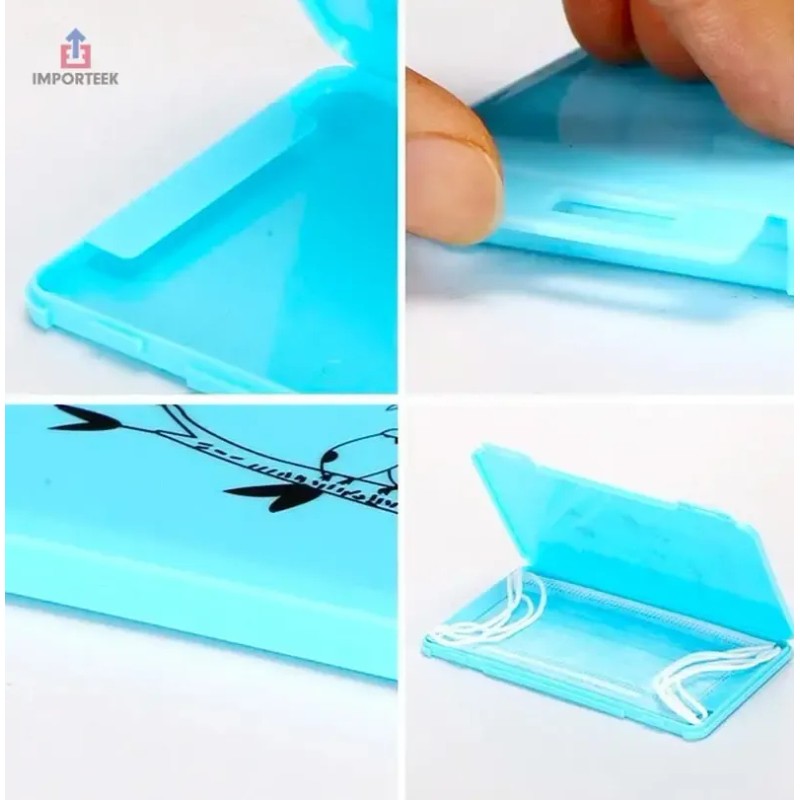 Kk . Estuche Porta Cubrebocas Reutilizable Mascarilla Case
