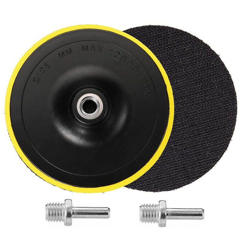 Mesee 2-Pack 5 Inch/125mm Hook and Loop Backing Pad with