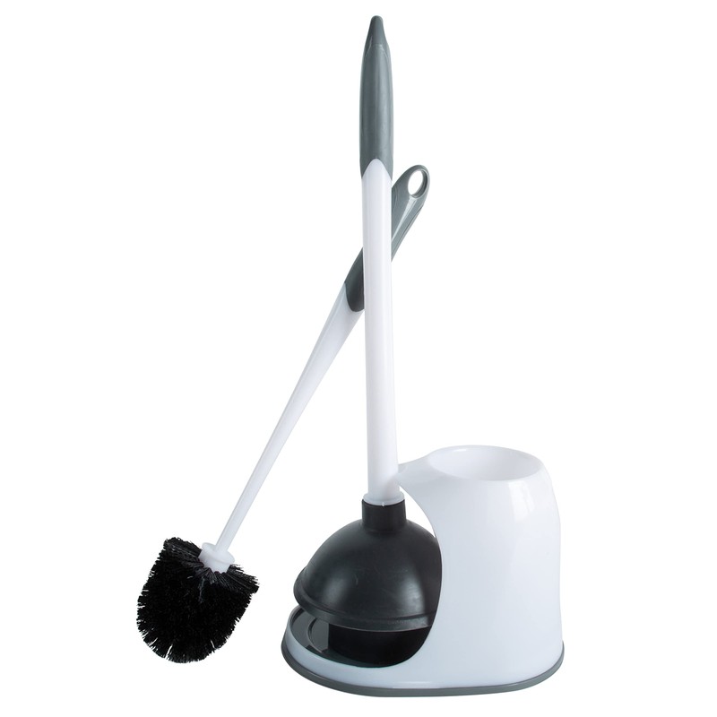 Bath Bliss 2-in-1 Bowl Brush & Plunger Set | Bathroom