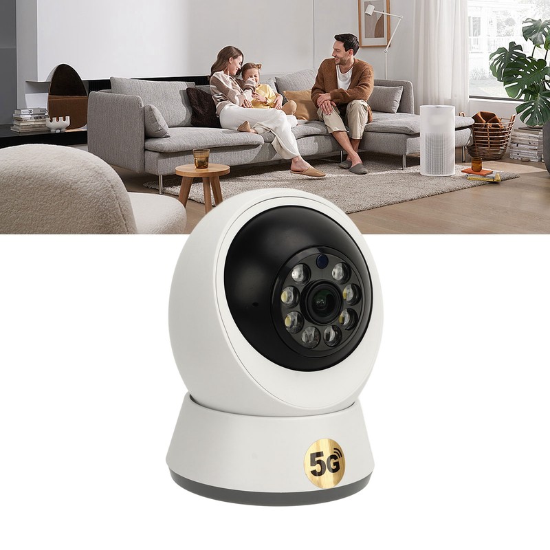 Home Security Camera 1080P WiFi PTZ Camera with 360 Degree