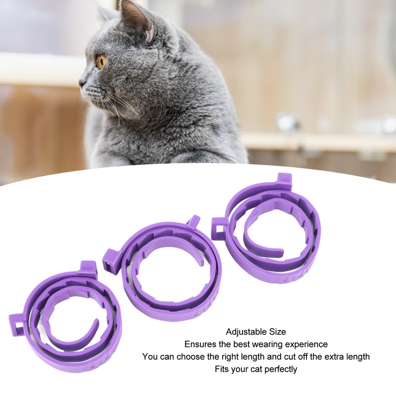 Cat Calming Collar Adjustable Soft Stress Anxiety Relief Kitten Relaxing