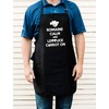 ApronMen, Romaine Calm Out Adjustable BBQ Apron for Men, Black,