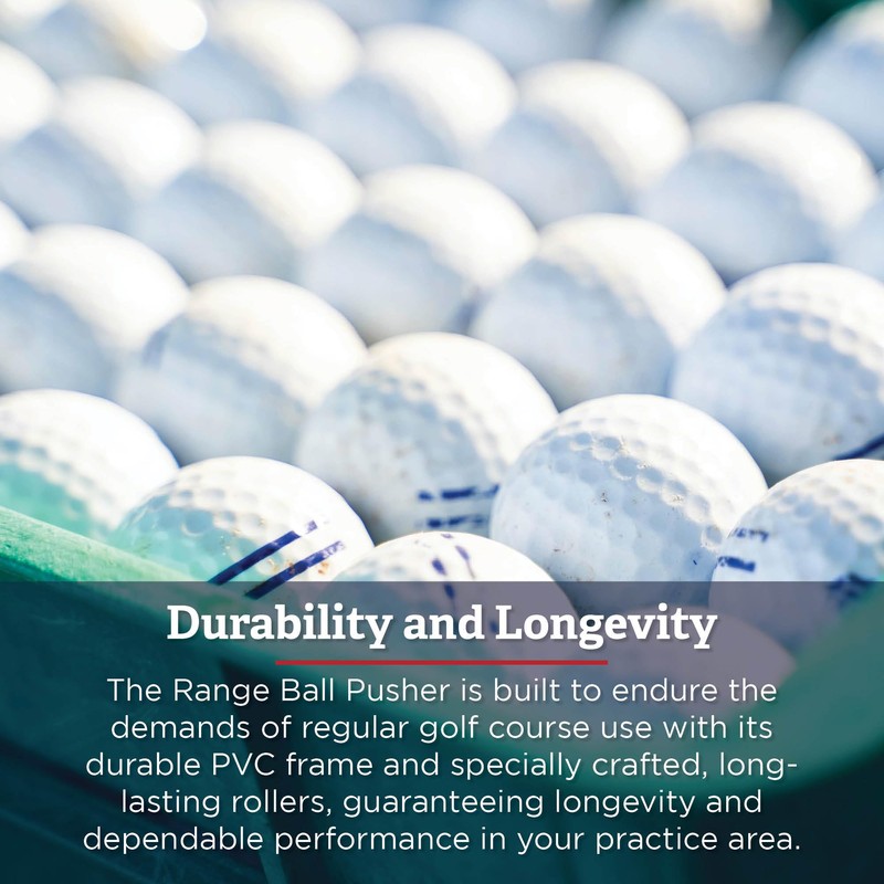 Standard Golf Range Ball Pusher | Efficient Cleanup for Practice