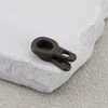 YINETTECH 50pcs 15x7mm Weight Sinker Clips Running Rings Suitable for