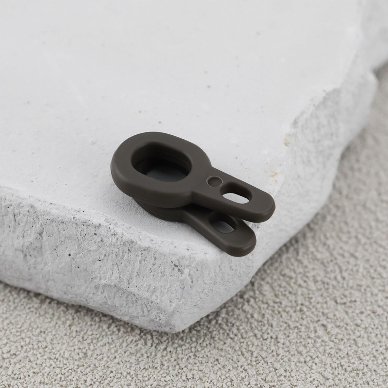 YINETTECH 50pcs 15x7mm Weight Sinker Clips Running Rings Suitable for