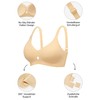 SHARICCA Pack of 2 Seamless Bra Women's Without Underwire Push