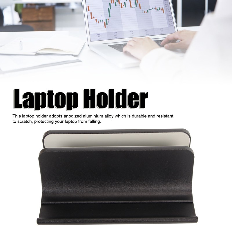 Vertical Laptop Stand 3 in 1 Aluminium Alloy Adjustable Size
