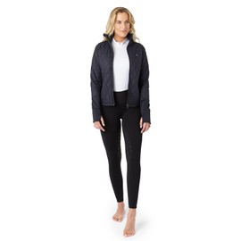 HORZE Zoe Womens Lightweight Padded Jacket - Dark Navy - 10
