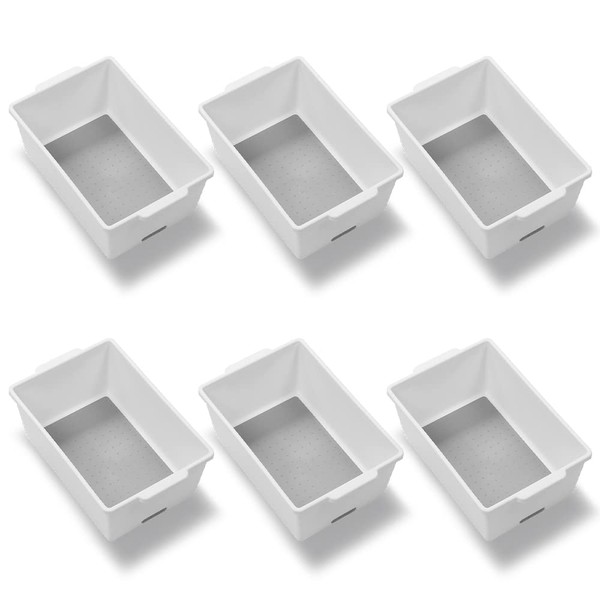 madesmart Antimicrobial Classic Small Deep Bin, Soft Grip, Non Slip