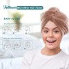 Toalla de microfibra para el cabello para mujer, paquete de